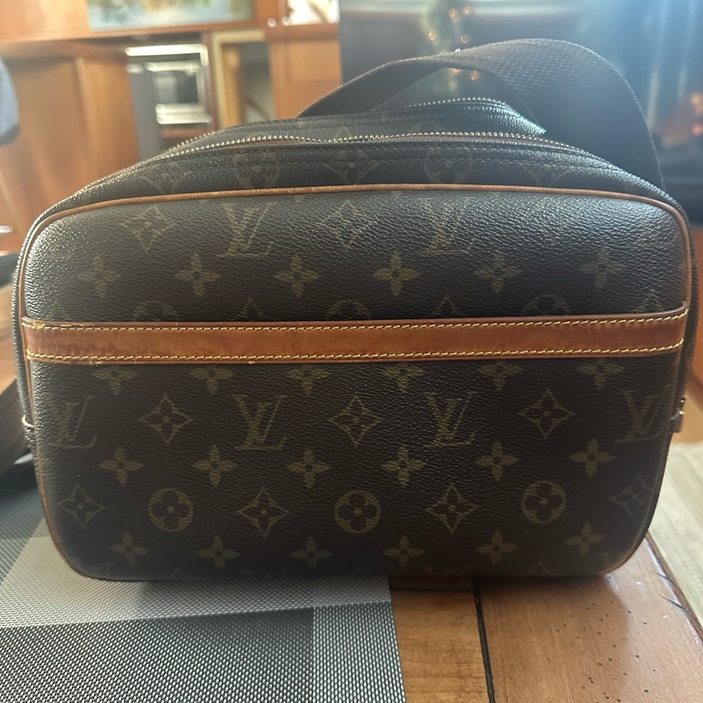 💥Louis Vuitton Leather Crossbody bag Vintage - Picture 2 of 11
